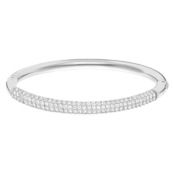 βραχιόλι stone λευκό επιμετάλλωση ροδίου swarovski 5184515