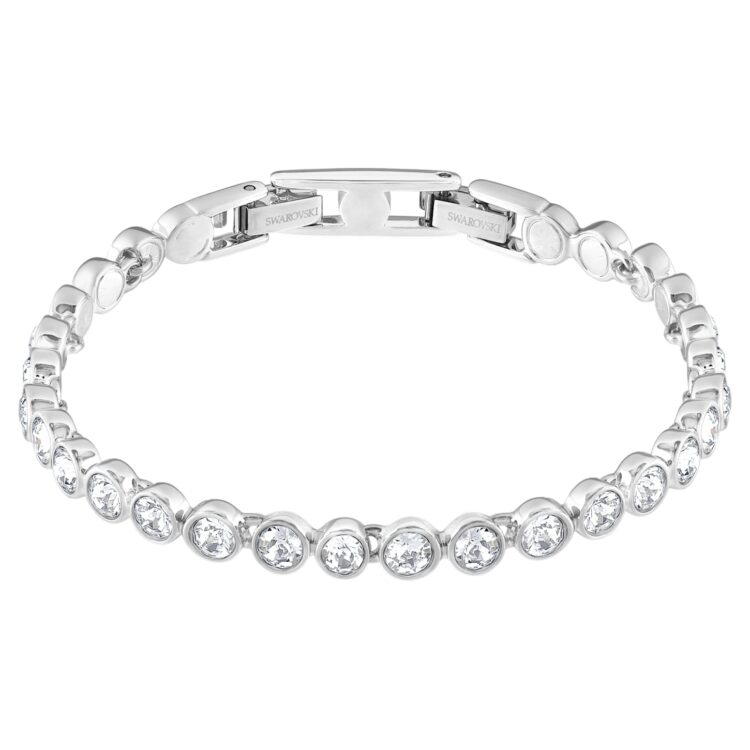 tennis στρογγυλό λευκό επιμετάλλωση ροδίου swarovski 1791305