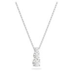 attract trilogy στρογγυλό λευκό επιμετάλλωση ροδίου swarovski 5414970