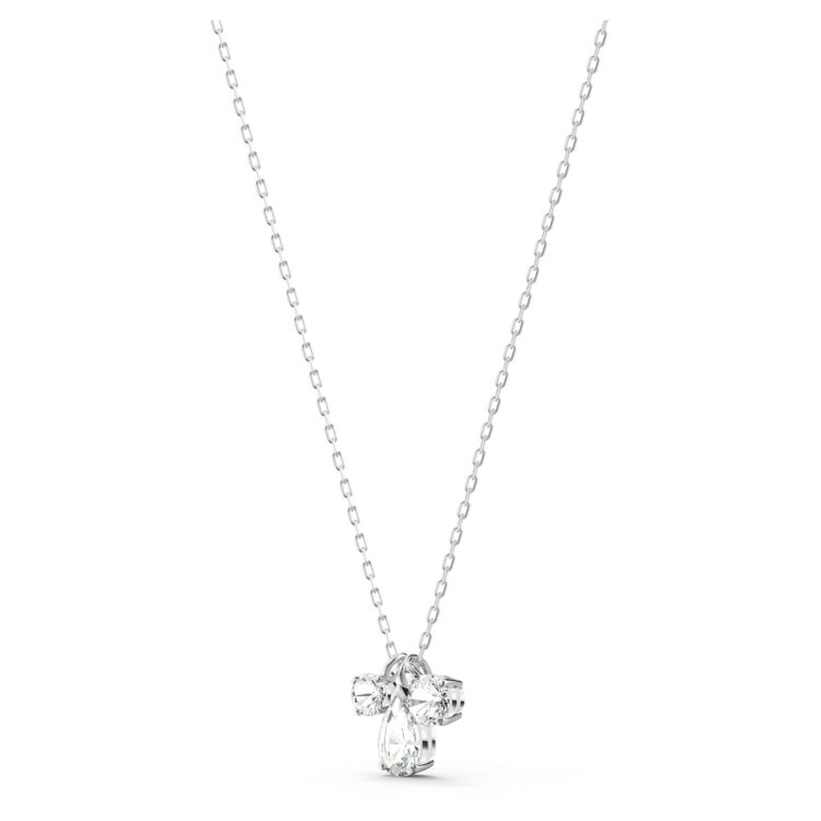 attract λευκό επιμετάλλωση ροδίου swarovski 5571077 1