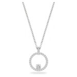 creativity κυκλικό λευκό επιμετάλλωση ροδίου swarovski 5198686